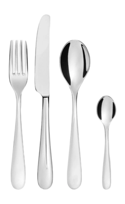 Bestekset Alessi Nuovo Milano (4-Delig)