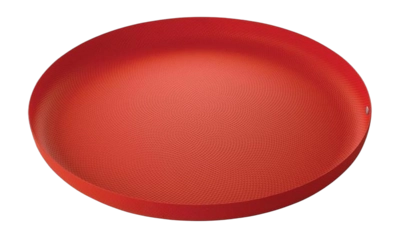 Dienblad Alessi Round Texture Red