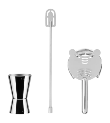 Cocktail Accessoire Set Alessi Our Roots (3-Delig)