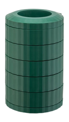 Capsulehouder Alessi Plissé Porte Green