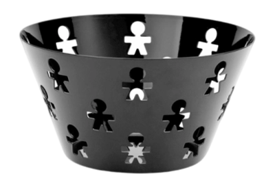 Fruitmand Alessi Girotondo Black