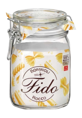 Weckpot Bormioli Rocco Fido Klempot Vierkant 1L