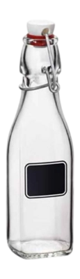 Bouteille Bormioli Rocco Swing avec étiquette Lavagne 25 cl