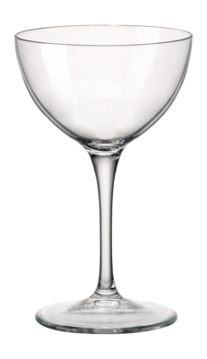 Coppa Martini Bormioli Rocco Bartender Novecento 235 ml, Set da 4 Calici Cocktail