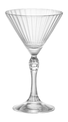 Coppa Martini Bormioli Rocco America '20s Mini 155 ml, Set da 6 Calici Cocktail
