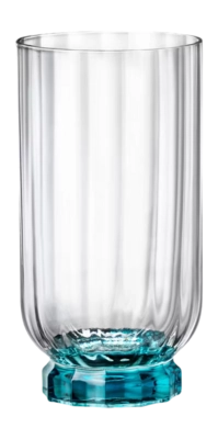 Verre à Cocktails Bormioli Rocco Florian Long Island Ice Tea Bleu Clair 43 cl (Lot de 4)