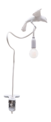 Bureaulamp Seletti Sparrow-Cruising Usb Resin Lamp With Clamp