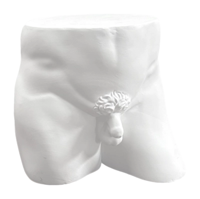 Bijzettafel Seletti Piece Of Me Concrete Stool Man