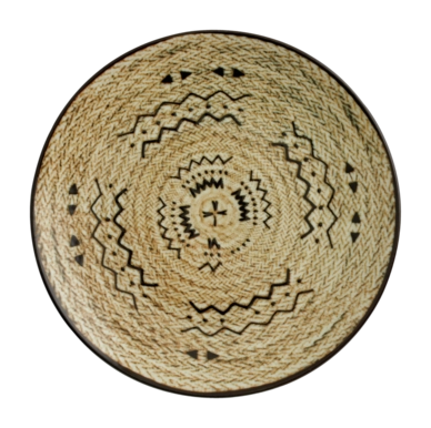 Assiette à Petit Déjeuner Arthur Krupp Porcelaine Tribal Mood Décor D 20 cm
