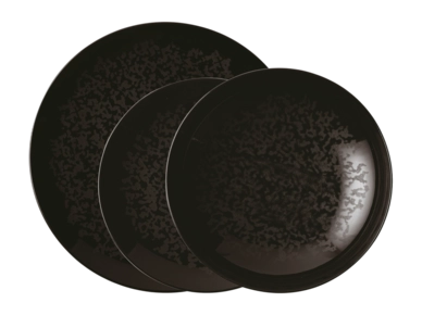 Vaisselle Arthur Krupp Porcelain Eclipse Night (12-Pièces)