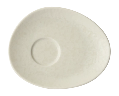 Soucoupe Arthur Krupp Porcelaine Eclipse Jour 13,5 x 11 cm