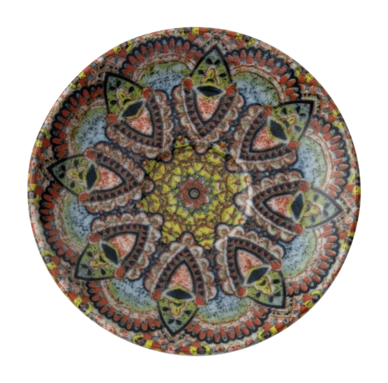 Untertasse Arthur Krupp Porzellan Mandala C 12 cm