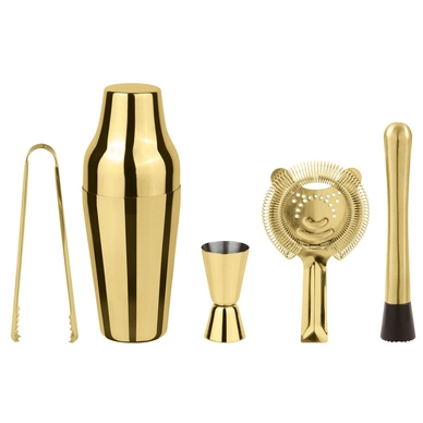 Cocktailset Paderno Parisian Mirror Gold (Set of 5)