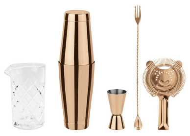 Ensemble de Cocktails Paderno Crystal Mirror Copper (Ensemble de 5)