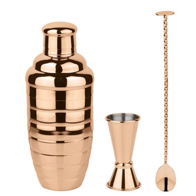 Cocktailset Paderno Starter Mirror Copper (Set of 3)