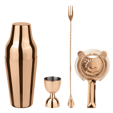 Cocktailset Paderno Parisian Mirror Copper (Set of 4)