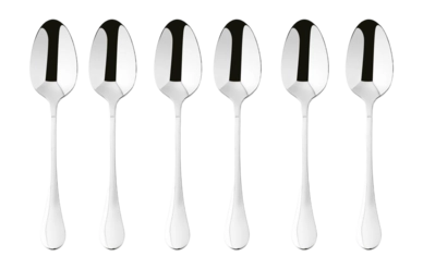 Espressolepel Sambonet Bloom Inox Grijs (6-delig)