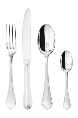 Set de Couverts Sambonet Filet Toiras Grey (24 Pièces)