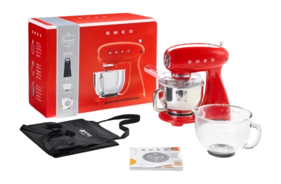 Keukenmachine Smeg SMF43RDEU 50s Style Rood