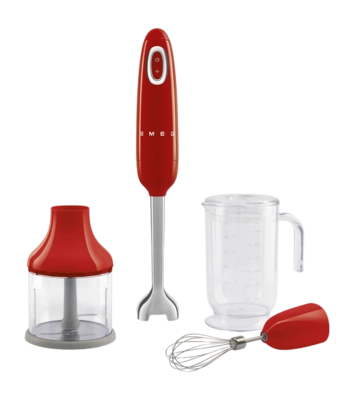 Mixeur Plongeant Smeg HBF03RDEU 50s Style Red