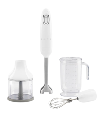 Mixeur Plongeant Smeg HBF03WHEU 50s Style Blanc