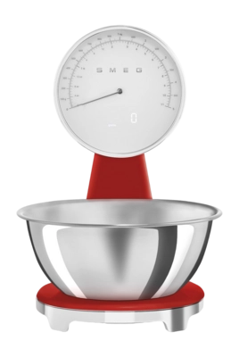 Keukenweegschaal Smeg KSF01RDWW 50s Style Rood