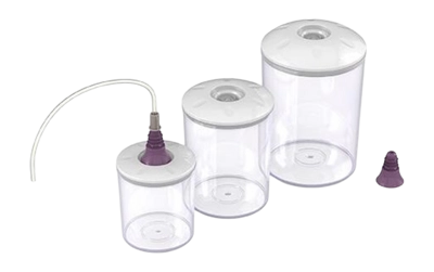 Set of Containers Espressions 0.75L + 1.5L + 3L + Bottle lid