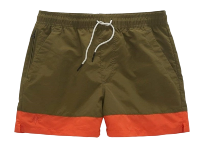 Badehose OAS Orange Stripe Herren