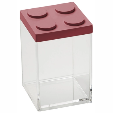 Opbergbox Omada Brickstore Red 1 L