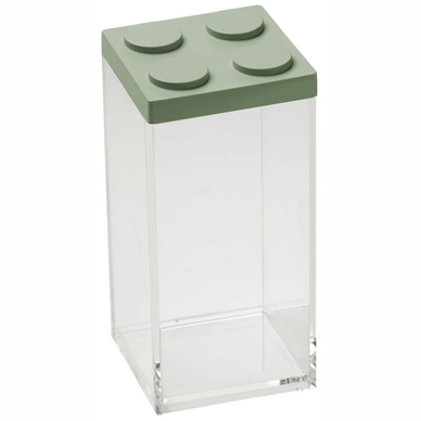 Storage Container High Omada Brickstore Sage Green 1.5 L