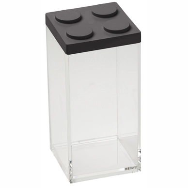 Opbergbox Hoog Omada Brickstore Black 1,5 L