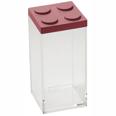 Opbergbox Hoog Omada Brickstore Red 1,5 L