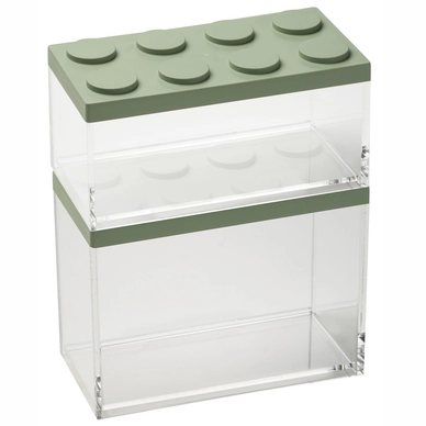 Opbergbox Omada Brickstore Sage Green (2-Delig)