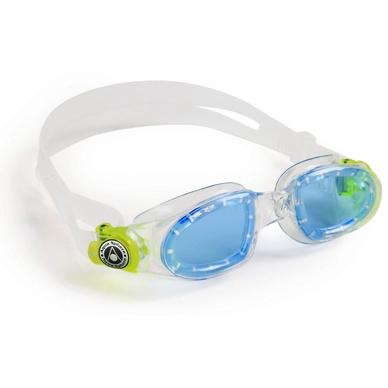 Zwembril Aqua Sphere Moby Blue Lens Kids Clear Lime