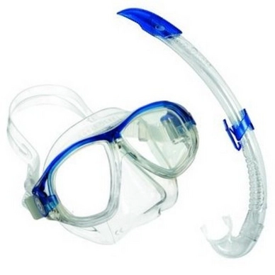 Snorkelset Aqua Lung Sport Coral LX & Airflex LX Blue