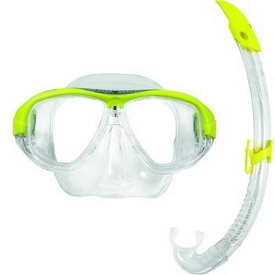 Snorkelset Aqua Lung Sport Coral LX & Airflex LX Yellow