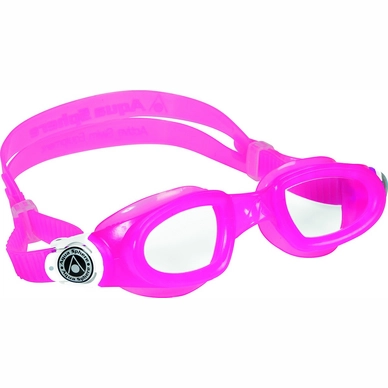 Schwimmbrille Aqua Sphere Moby Clear Lens Pink Weiß Kinder