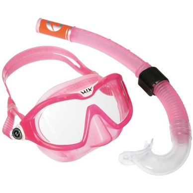 Schnorchelset Aqua Lung Sport Reef DX 2 Pink Clear Kinder