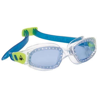 Schwimmbrille Aqua Sphere Kameleon Blue Lens Transparent Hellgrün Kinder