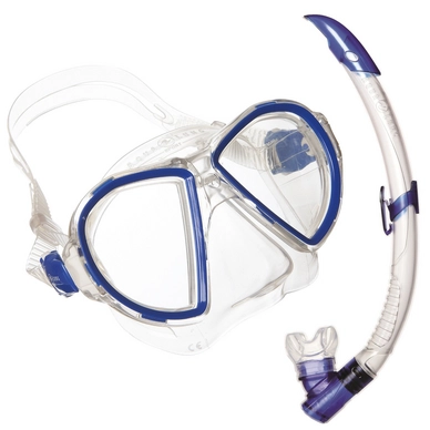 Snorkelset Aqua Lung Sport Duetto LX & Airflex Purge Blue
