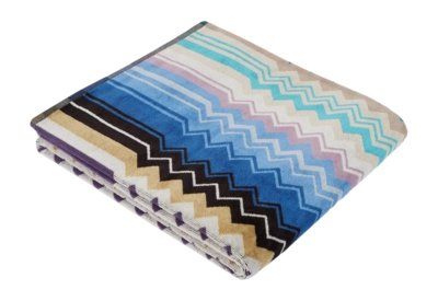 Badetuch Missoni Giacomo Turquoise Multicolor (100 x 150 cm)