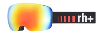 Ski Goggles RH+ Unisex Gotha Matt Black / Lens Revo Red / Frame Black-Red-White