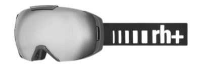 Ski Goggles RH+ Unisex Olympo Matt Black / Lens Grey Light Silver / Frame Black-White