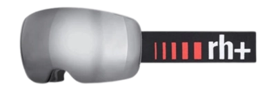 Skibrille RH+ Gotha Unisex Matt Black / Lens Grey Lite Siver / El Black-Red-White