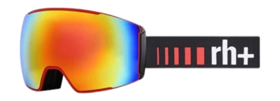 Ski Goggles RH+ Unisex Code Matt Red / Lens Revo Red / Strap Black-Red-White