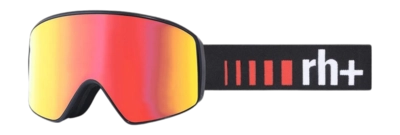 Ski Goggles RH+ Unisex Logo Evo Matt Black / Lens Revo Red / Frame Black-Red-White