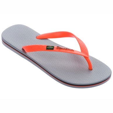 Slipper Ipanema Men Classic Brasil Grey Neon Orange
