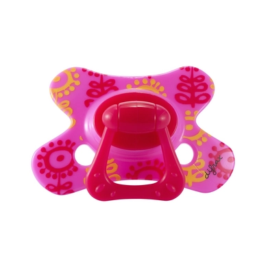 Fopspeen Difrax Natural 12-18 M Flower Power