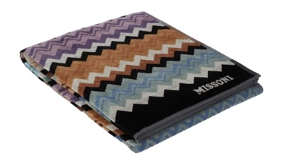 Strandlaken Missoni Adam Black Multicolor (100 x 180 cm)