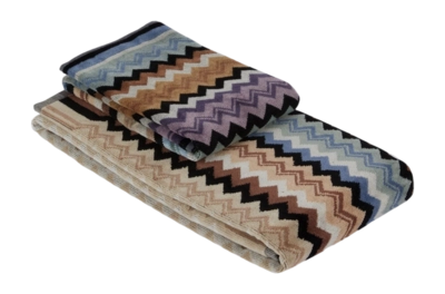 Handtuch Missoni Adam Black Multicolor (70 x 115 cm)